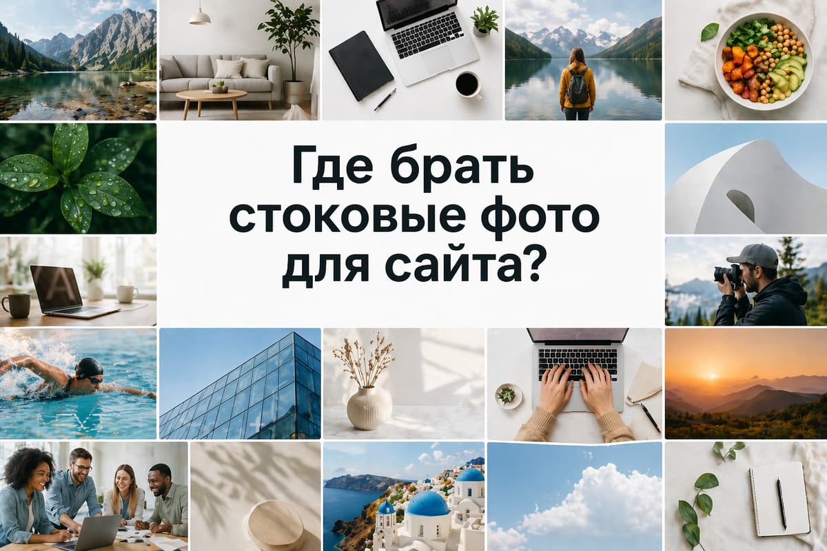 Где брать стоковые фото для сайта?