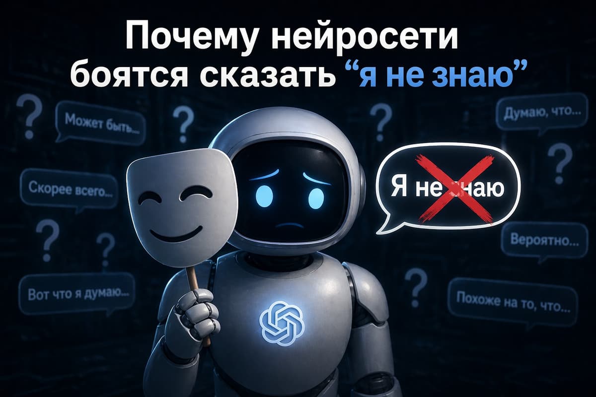 Почему нейросети боятся сказать "я не знаю"